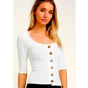 Three quarter length top